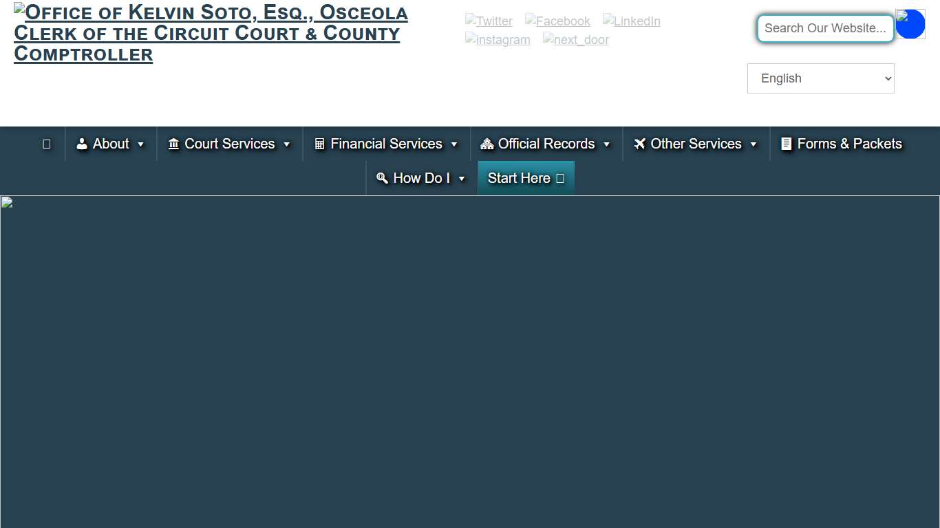 Office of Kelvin Soto, Esq., Osceola Clerk of the Circuit Court & County Comptroller – "To advance the well-being of all, one person at a time."